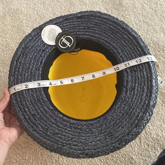 Dupatta Ukraine straw hat  NWT - Picture 8 of 11